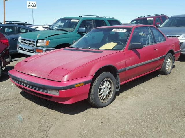 JHMBA4127MC013361 - 1991 HONDA PRELUDE 2. RED photo 2