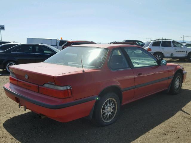 JHMBA4127MC013361 - 1991 HONDA PRELUDE 2. RED photo 4