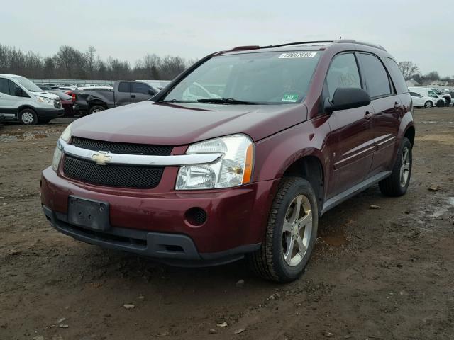 2CNDL73F276019633 - 2007 CHEVROLET EQUINOX LT BURGUNDY photo 2