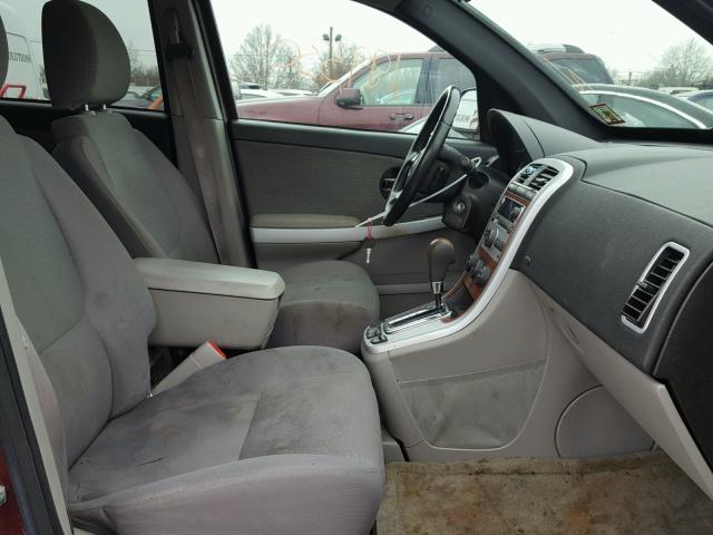 2CNDL73F276019633 - 2007 CHEVROLET EQUINOX LT BURGUNDY photo 5