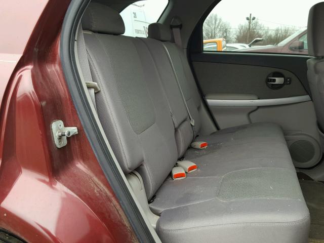 2CNDL73F276019633 - 2007 CHEVROLET EQUINOX LT BURGUNDY photo 6