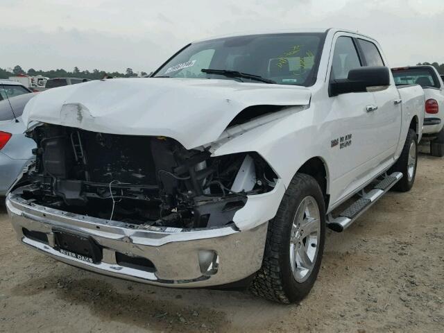 1C6RR6LT0HS651755 - 2017 RAM 1500 SLT WHITE photo 2