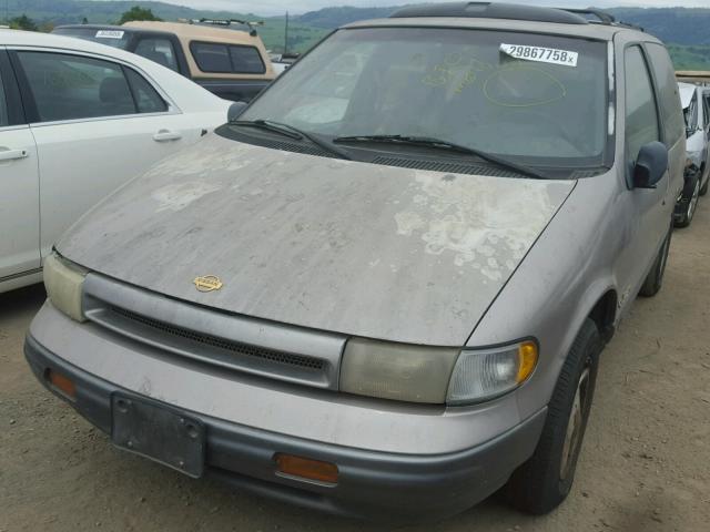 4N2DN11W2SD846375 - 1995 NISSAN QUEST XE TAN photo 2