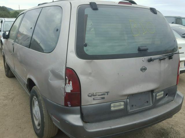 4N2DN11W2SD846375 - 1995 NISSAN QUEST XE TAN photo 3