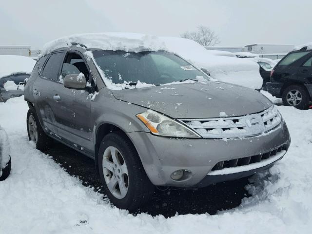 JN8AZ08W64W305559 - 2004 NISSAN MURANO SL GRAY photo 1