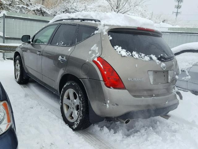 JN8AZ08W64W305559 - 2004 NISSAN MURANO SL GRAY photo 3