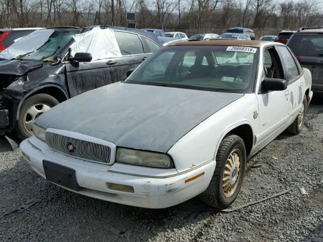 2G4WB52K7T1480655 - 1996 BUICK REGAL CUST WHITE photo 2