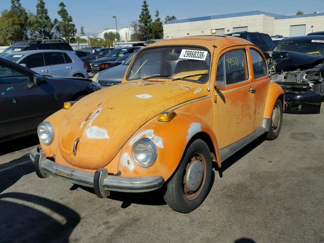 1122272346 - 1972 VOLKSWAGEN BEETLE ORANGE photo 2