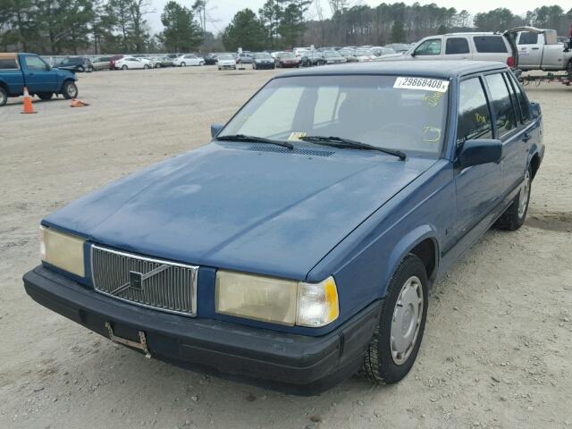 YV1JS8315R1154707 - 1994 VOLVO 940 BLUE photo 2