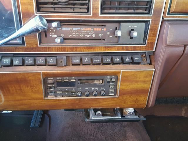 1LNBM82F1KY705029 - 1989 LINCOLN TOWN CAR S BROWN photo 9