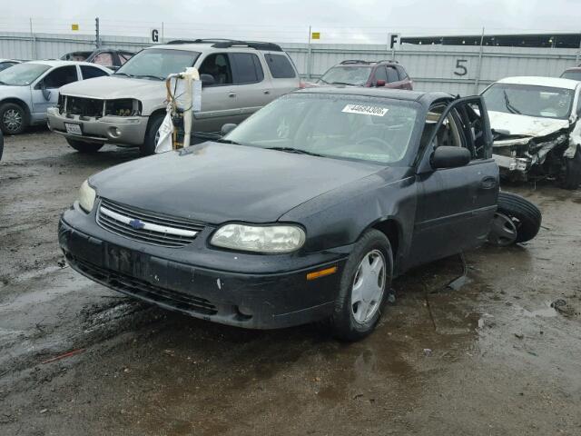 1G1NE52J2Y6187625 - 2000 CHEVROLET MALIBU LS BLACK photo 2