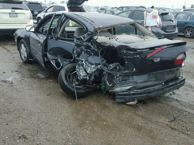 1G1NE52J2Y6187625 - 2000 CHEVROLET MALIBU LS BLACK photo 3