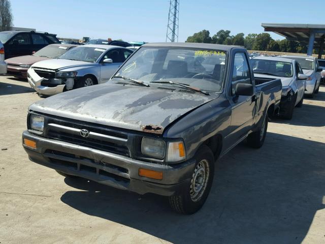 4TARN81A3NZ003424 - 1992 TOYOTA PICKUP 1/2 CHARCOAL photo 2