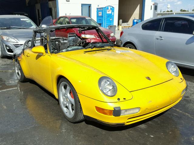 WP0CA2996TS340947 - 1996 PORSCHE 911 CARRER YELLOW photo 1