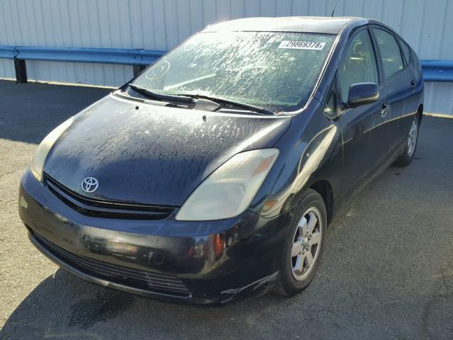 JTDKB22U440030235 - 2004 TOYOTA PRIUS BLACK photo 2