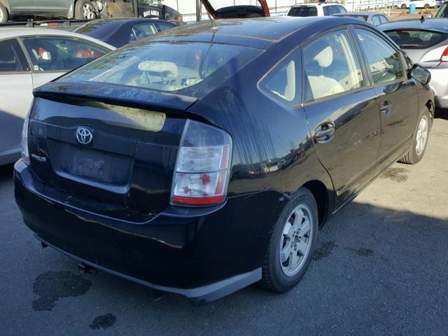 JTDKB22U440030235 - 2004 TOYOTA PRIUS BLACK photo 4