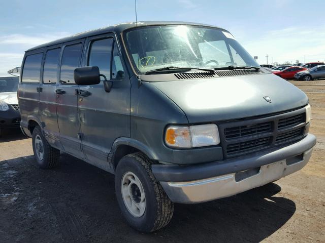 2B4HB15Y6TK115915 - 1996 DODGE RAM WAGON GREEN photo 1