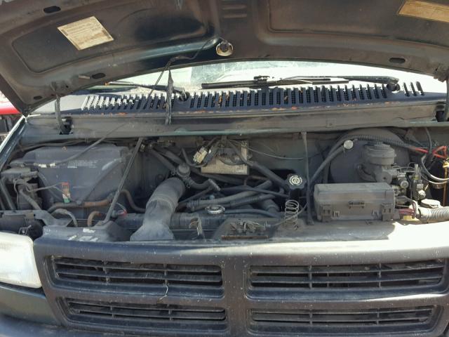 2B4HB15Y6TK115915 - 1996 DODGE RAM WAGON GREEN photo 7