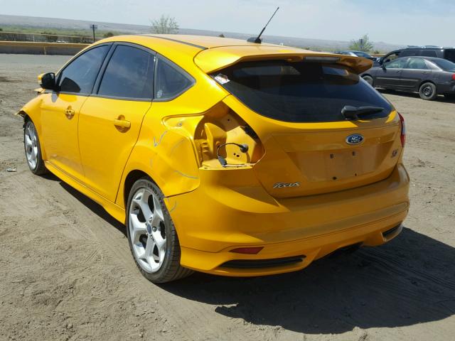 1FADP3L99DL234737 - 2013 FORD FOCUS ST YELLOW photo 3