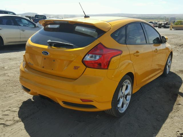 1FADP3L99DL234737 - 2013 FORD FOCUS ST YELLOW photo 4