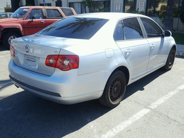 3VWPF71K36M775577 - 2006 VOLKSWAGEN JETTA VALU SILVER photo 4