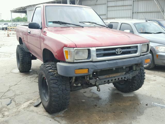 JT4RN01P1N0039658 - 1992 TOYOTA PICKUP 1/2 BURGUNDY photo 1