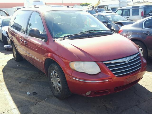 2C8GP64L45R164414 - 2005 CHRYSLER TOWN & COU RED photo 1