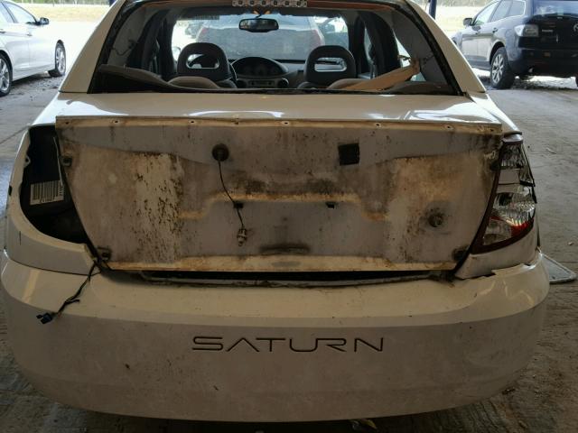 1G8AL52F34Z111759 - 2004 SATURN ION LEVEL თეთრი ფოტო 9