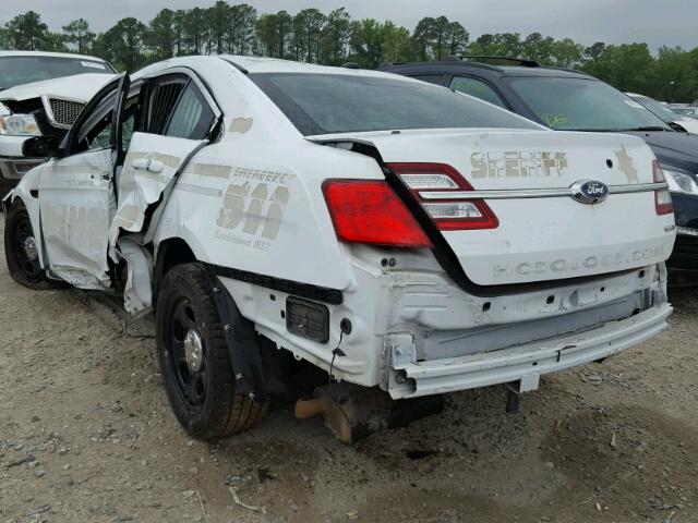 1FAHP2MK7FG145922 - 2015 FORD TAURUS POL WHITE photo 3