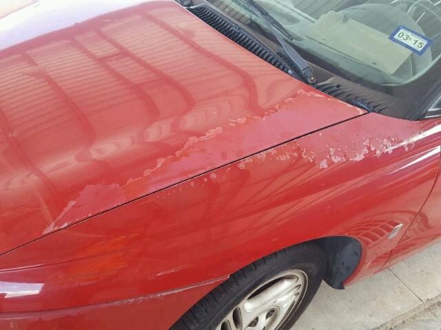 1G8ZH1274VZ166048 - 1997 SATURN SC2 RED photo 9