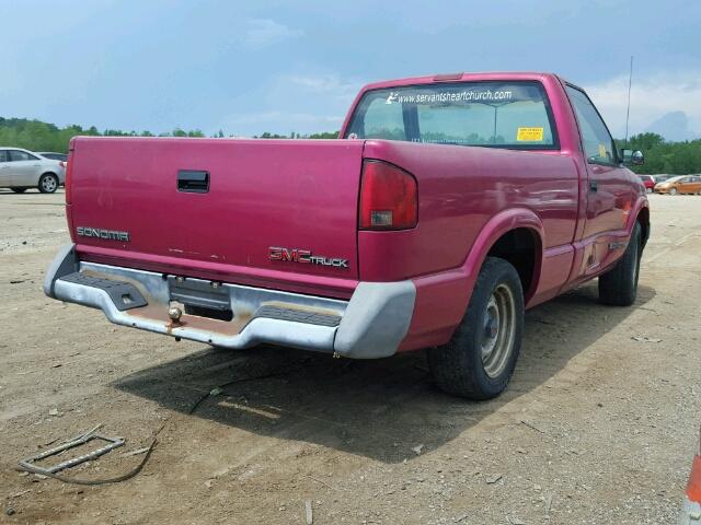 1GTCS1449RK505899 - 1994 GMC SONOMA PINK photo 4