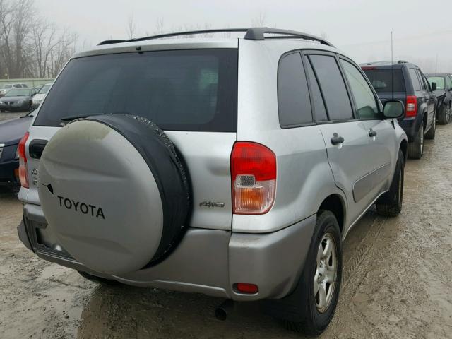 JTEHH20V026016620 - 2002 TOYOTA RAV4 GRAY photo 4