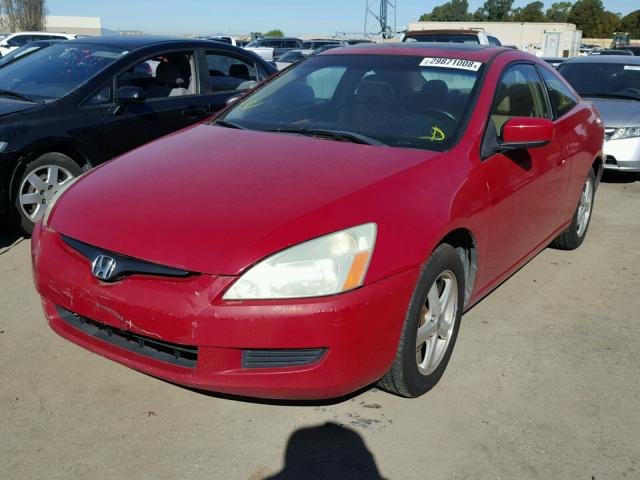 1HGCM72614A012767 - 2004 HONDA ACCORD EX RED photo 2