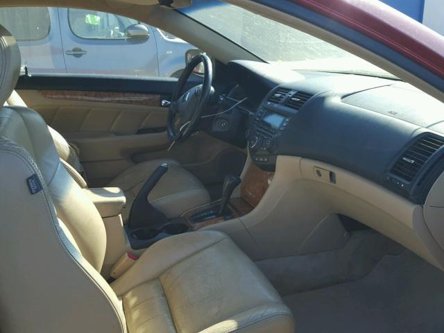 1HGCM72614A012767 - 2004 HONDA ACCORD EX RED photo 5