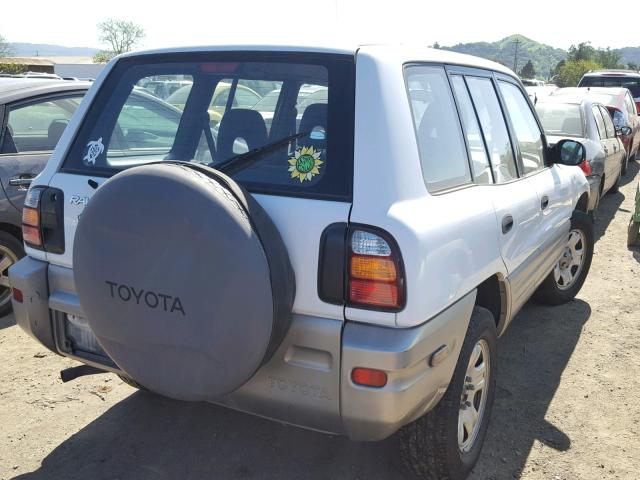 JT3HP10V9Y0234296 - 2000 TOYOTA RAV4 WHITE photo 4