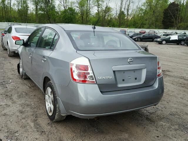 3N1AB61E48L681664 - 2008 NISSAN SENTRA 2.0 GRAY photo 3