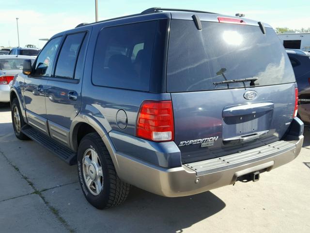 1FMFU18L33LB42084 - 2003 FORD EXPEDITION BLUE photo 3