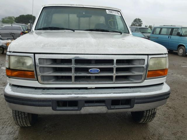 1FTHX25G3TEA30066 - 1996 FORD F250 WHITE photo 9