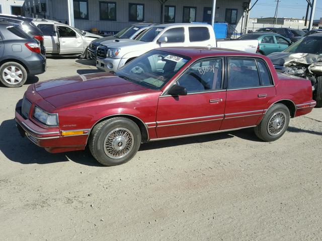 1G4NV54N3MM237022 - 1991 BUICK SKYLARK BURGUNDY photo 9