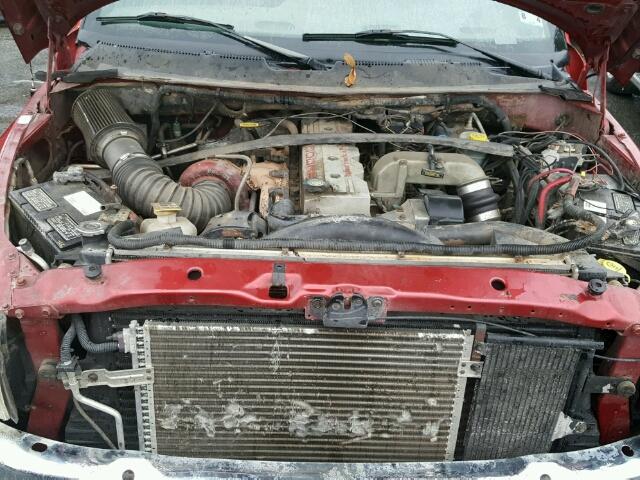 1B7KF2368XJ588821 - 1999 DODGE RAM 2500 RED photo 7