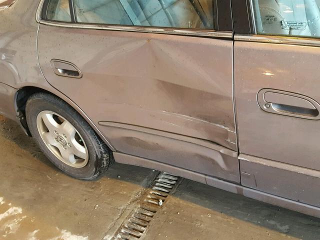 1HGCG1654YA052305 - 2000 HONDA ACCORD EX GRAY photo 9