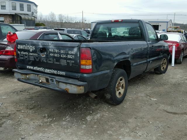 1GCEC14W31Z311341 - 2001 CHEVROLET SILVERADO GREEN photo 4