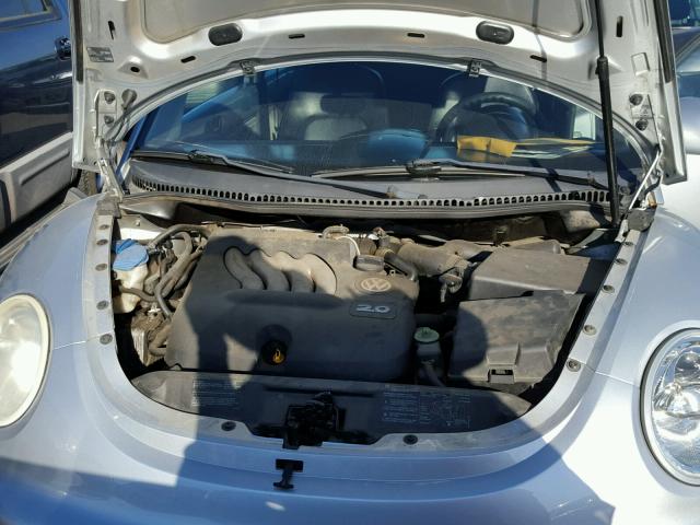 3VWBK31C94M414827 - 2004 VOLKSWAGEN NEW BEETLE SILVER photo 7