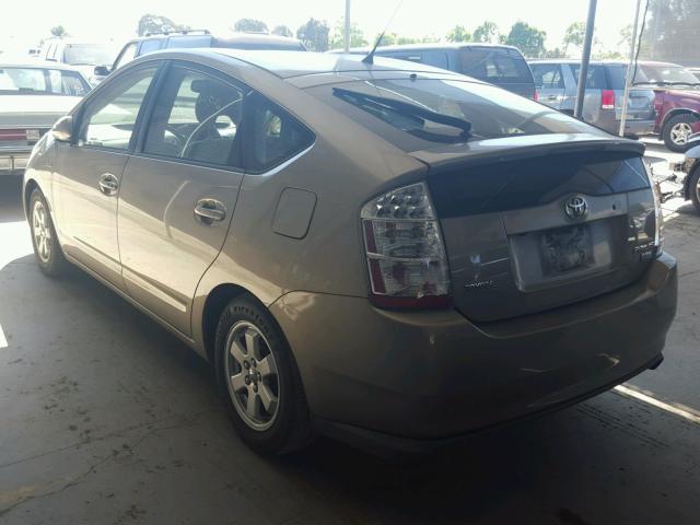 JTDKB20U777622498 - 2007 TOYOTA PRIUS TAN photo 3