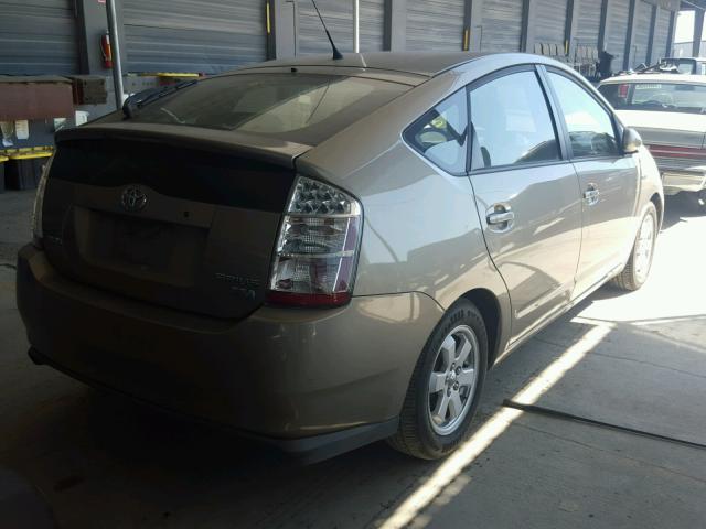 JTDKB20U777622498 - 2007 TOYOTA PRIUS TAN photo 4