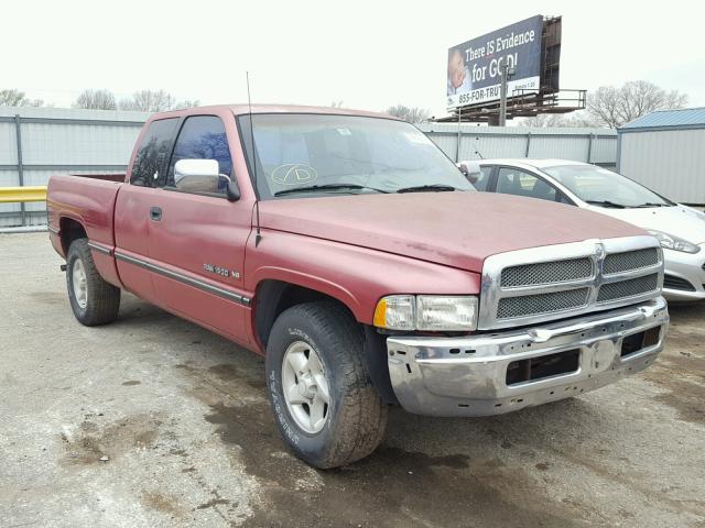 3B7HC13YXVG729160 - 1997 DODGE RAM 1500 RED photo 1