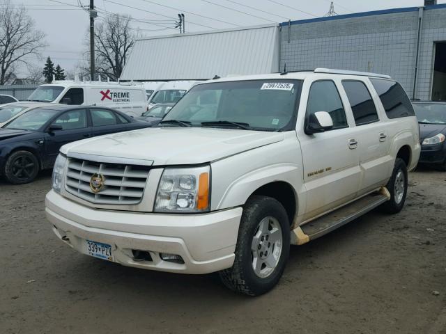 3GYFK66N23G245600 - 2003 CADILLAC ESCALADE E WHITE photo 2