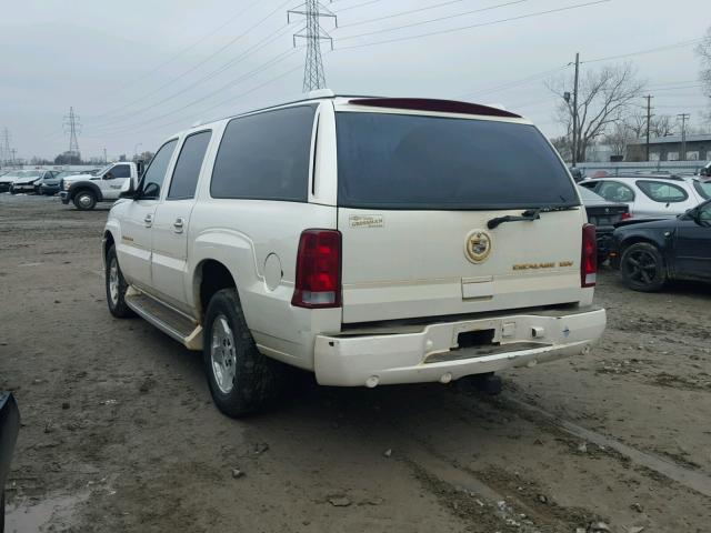 3GYFK66N23G245600 - 2003 CADILLAC ESCALADE E WHITE photo 3