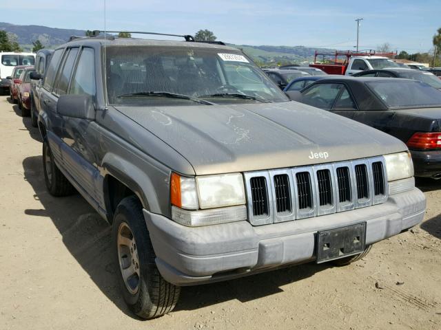 1J4FX58S6VC602801 - 1997 JEEP GRAND CHER GRAY photo 1