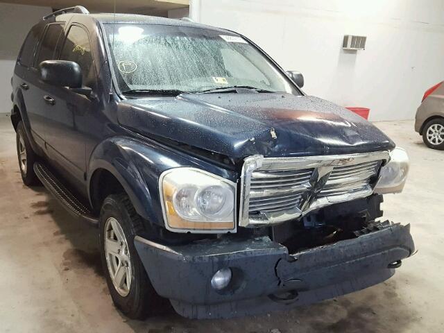 1D4HB48N14F178333 - 2004 DODGE DURANGO SL BLUE photo 1